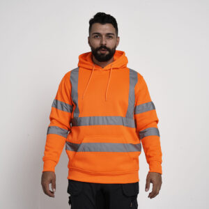 Kapton High Vis Hoodie Sweatshirt Hooded Jumper