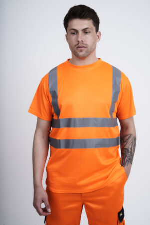 kapton High Vis T-Shirt Short Sleeve Crew Neck