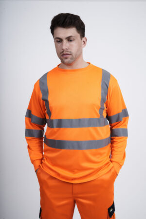 kapton High Vis Long Sleeve T-shirt Breathable