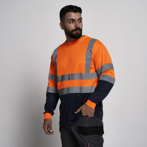 Kapton High Vis Long Sleeve T-Shirt Two Tone