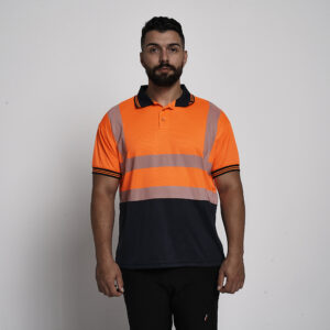 High Vis Polo Shirt Short Sleeve - Super Stretch