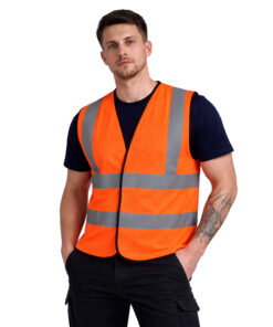 Kapton Essential High Visibility Vest with Velcro Fastening