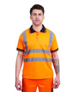 kapton High Vis Polo Shirt Short Sleeve