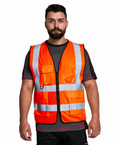 kapton High Vis Vest with Zip Executive Utility Pockets